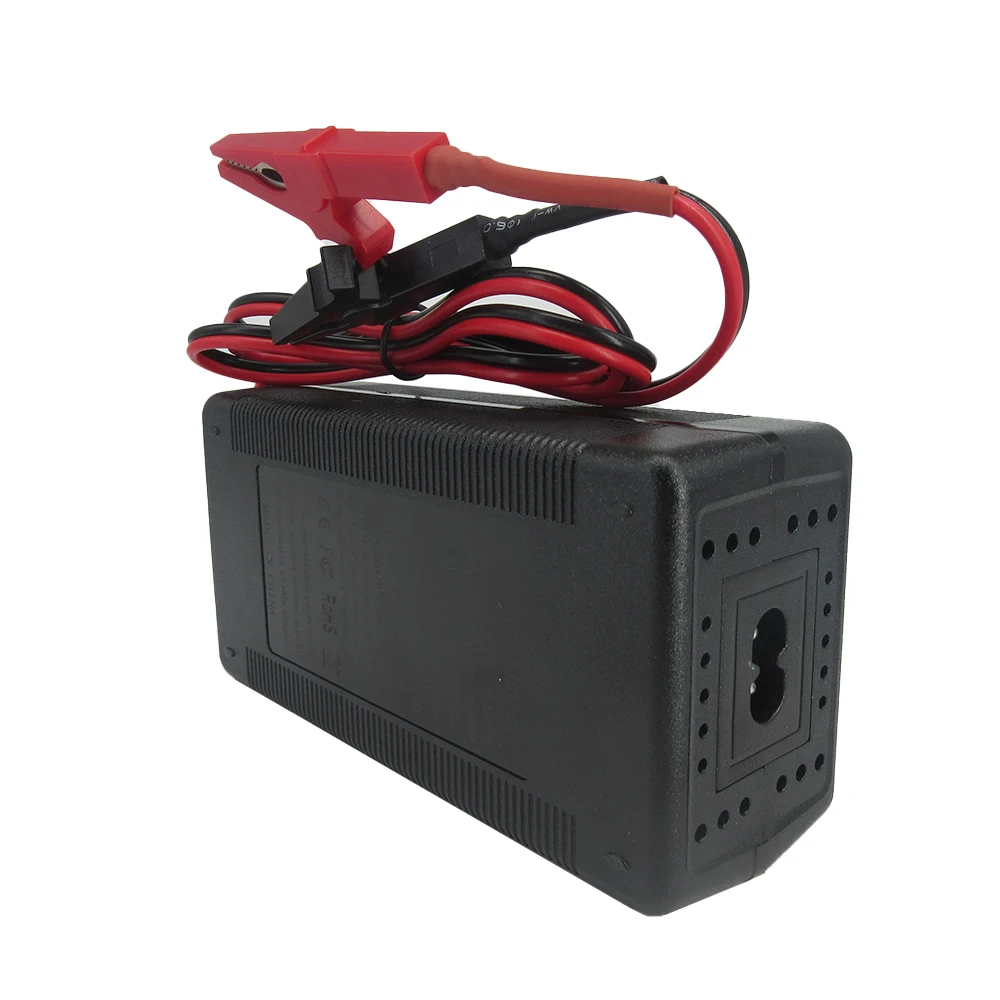 Pengisi Daya Cepat Lifepo4 29.2V 5A Untuk Sistem Penyimpanan Energi 8S 24V RV Baterai Sistem Surya Fosfat Besi Port Klip Buaya
