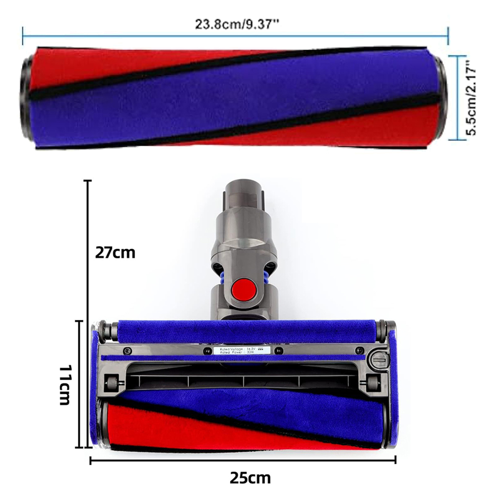 Cabezal de cepillo para aspiradora de mano Dyson V7 V8 V10 V11 V15, cabezal de cepillo de suelo motorizado, accesorios reemplazables, piezas de repuesto