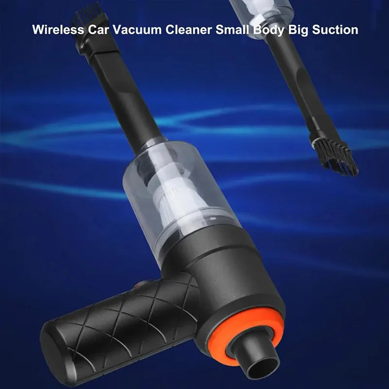 Aspirapolvere per auto 6000Pa Macchina per la pulizia wireless portatile Aspirapolvere portatile ad aspirazione forte Mini soffiatore per polvere per auto domestica