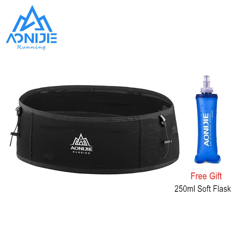 AONIJIE, riñonera para correr para hombre y mujer, cinturón Invisible para correr, riñonera de hidratación, soporte para teléfono, gimnasio, Fitness, maratón W938S