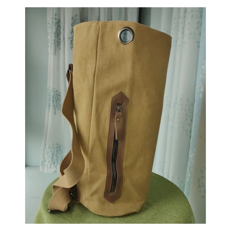 Bolsa de lona simples e moderna para homens e mulheres, bolsa de ombro para viagem, bolsa de peito simples, grossa e resistente ao desgaste, bolsa crossbody de ciclismo com fivela criativa