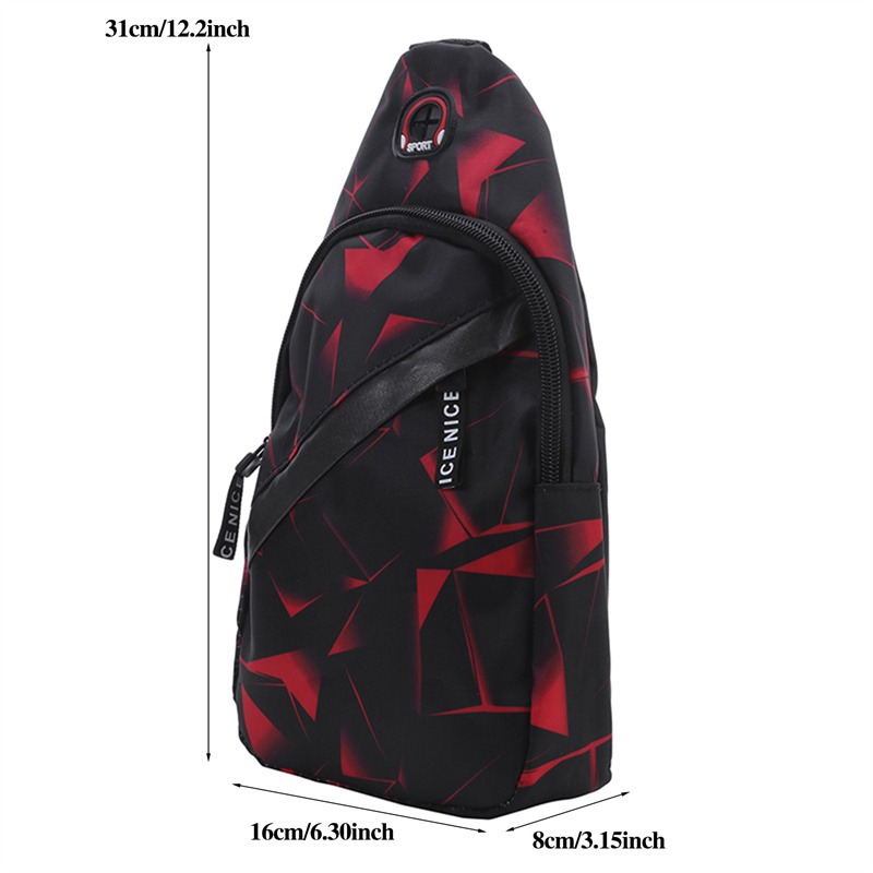 Сумка через плечо из ткани Оксфорд для мужчин и женщин