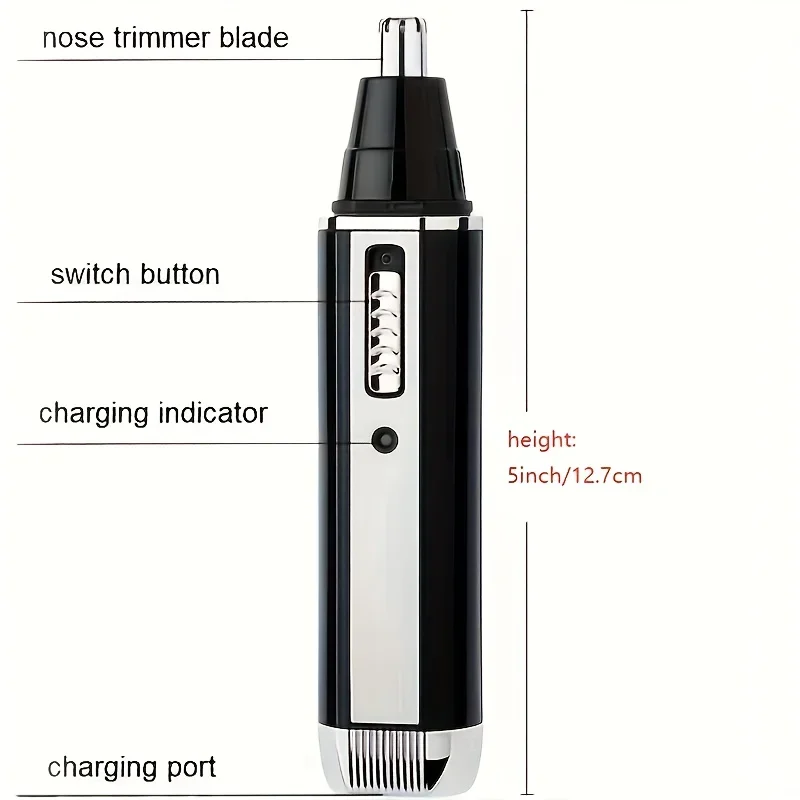 4 in 1 All Purpose Beauty Set Painless Trimming of Nose Hair Beard Eyebrow Trimming and Shaver in One to Create a Delicate Face
