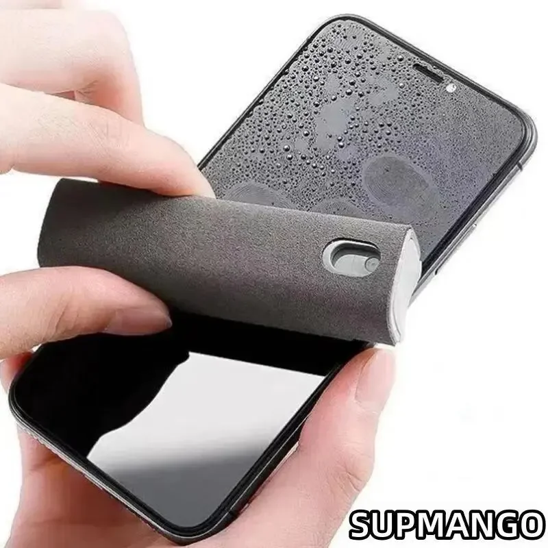 2in1 Mikrofaser Bildschirm Reiniger Sprühflasche Set Handy Ipad Computer Mikrofasertuch Wischen iPhone Reinigung Gläser Tücher