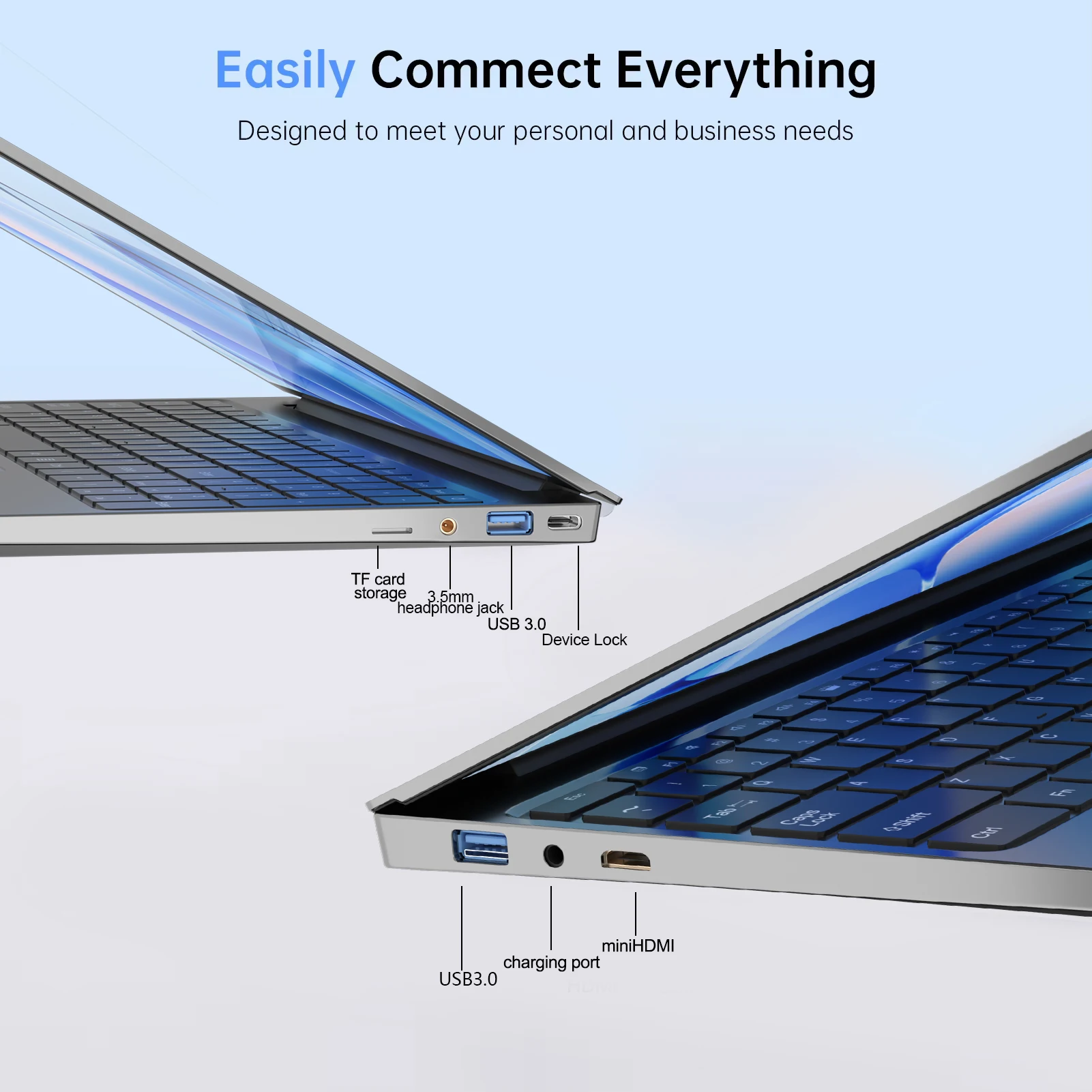 Laptop da 15.6 pollici Intel Core i7-6500U WiFi 6 1920*1080 32GB di RAM 1TB 2TB SSD Laptop Windows 11 pro Notebook Computer da ufficio