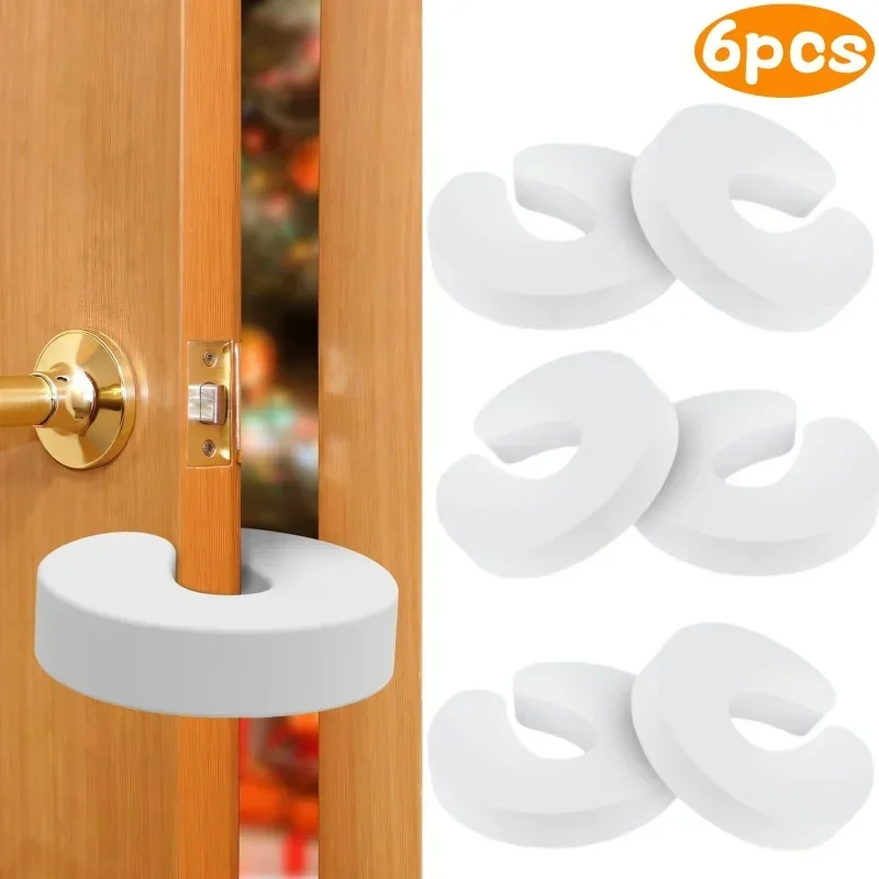 6Pcs Baby Sicherheit Tür Stopper Neugeborenen Möbel Protector Anti-prise Hand Kind Lock Finger Prise Schutz Beweis tür Slam Stopper