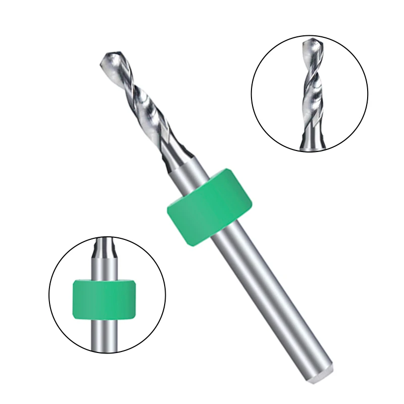 XCAN 10 Chiếc 2.1 Sang 3.0Mm PCB Bộ Mũi Khoan Cho Khoan In Bảng Mạch Carbide Máy CNC mini Khoan