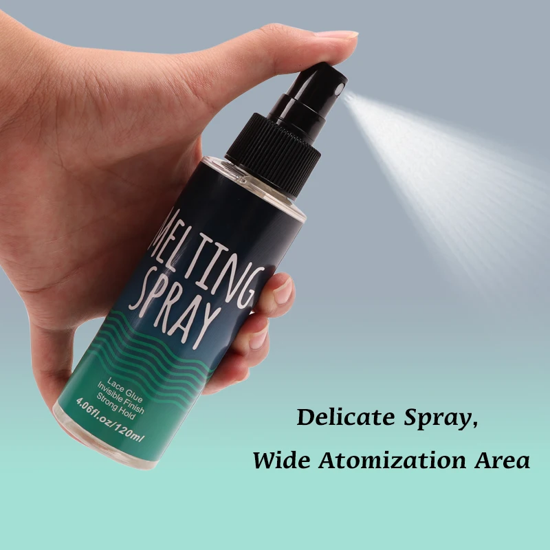 Nunify Colla liquida per pizzo 120 ml Spray di fusione per installare parrucche Parrucchino Chiusura in pizzo Colla adesiva impermeabile Spray Colla trasparente per parrucca