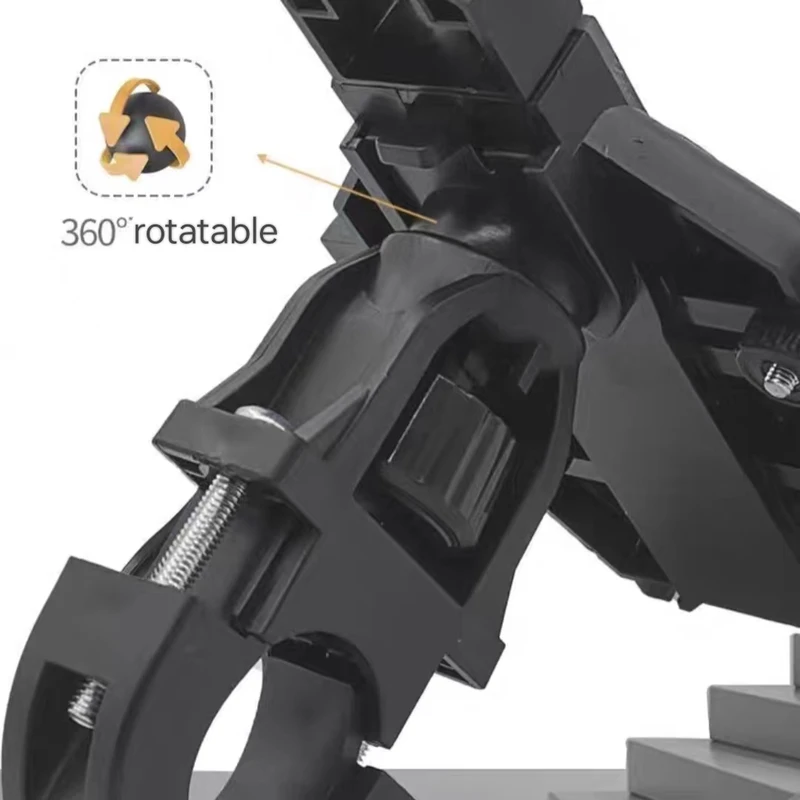 Universal Upgraded Eight Claws Mobile Phone Holder for Motorcycle Scooter ATV Bicycle E-bike Cell Phone Bracket