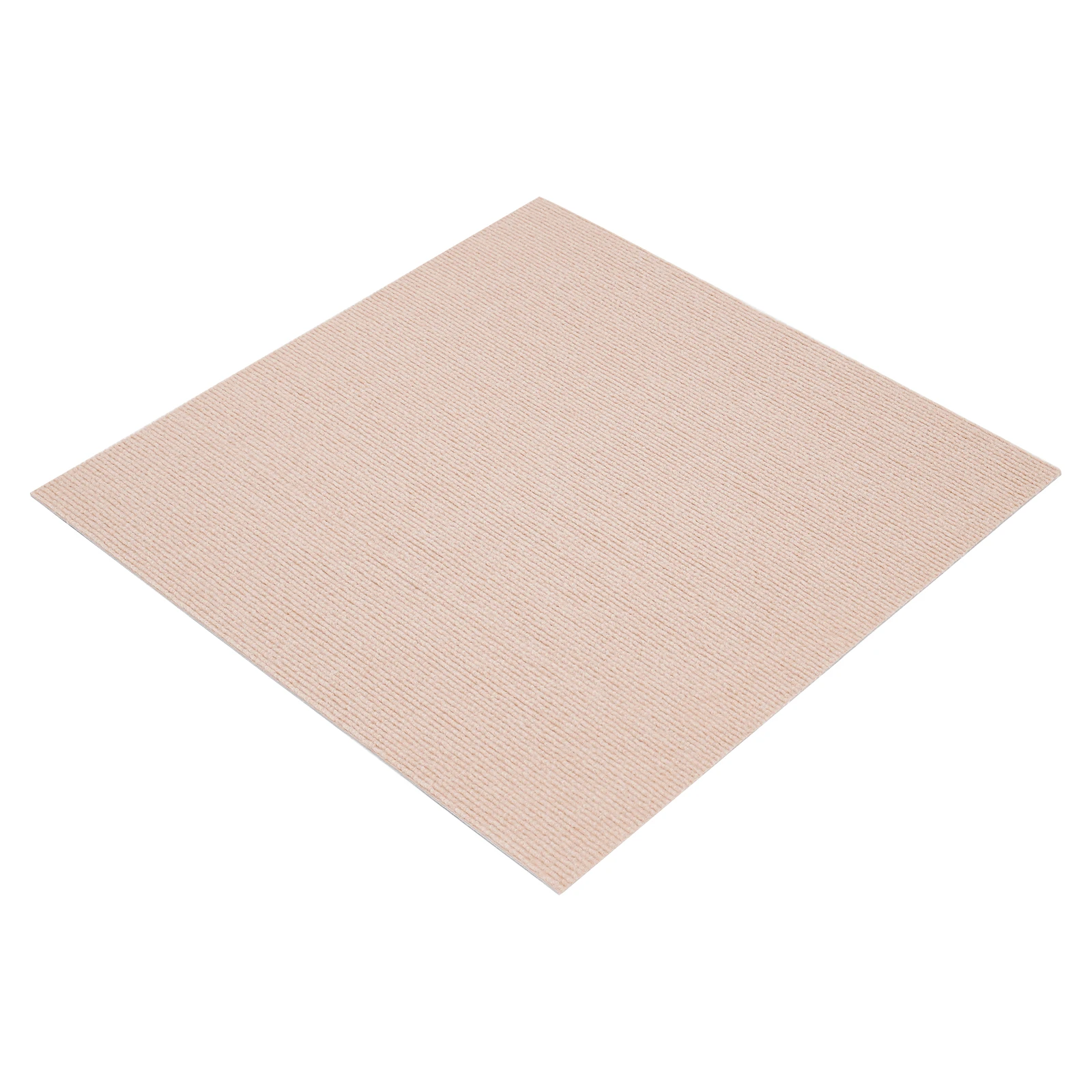 Beige-Kamel Modern Quadratischer Teppich, Bodenteppich, Adsorptionstyp selbstklebender Teppich