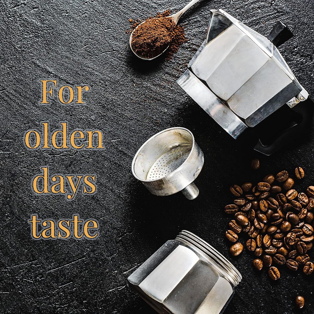 Chaleira de café de alumínio doméstica italiana octogonal moka cafeteira bule de chá escritório casa viagem acampamento ao ar livre equipamentos de mesa