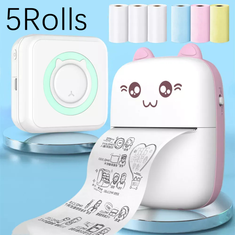 57x25MM Druckpapier für Mini-Drucker Kinder Instant Print Kamera Thermoetikett Selbstklebendes Aufkleberpapier Drucken Foto Notiz