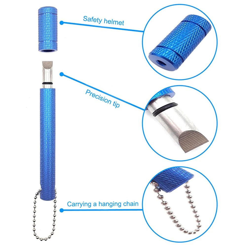 Affilatrice per scanalature per mazze da golf Strumento per scanalatura e pulizia in acciaio inossidabile per scanalatura di cunei e ferri da stiro Scanalature a U e a V