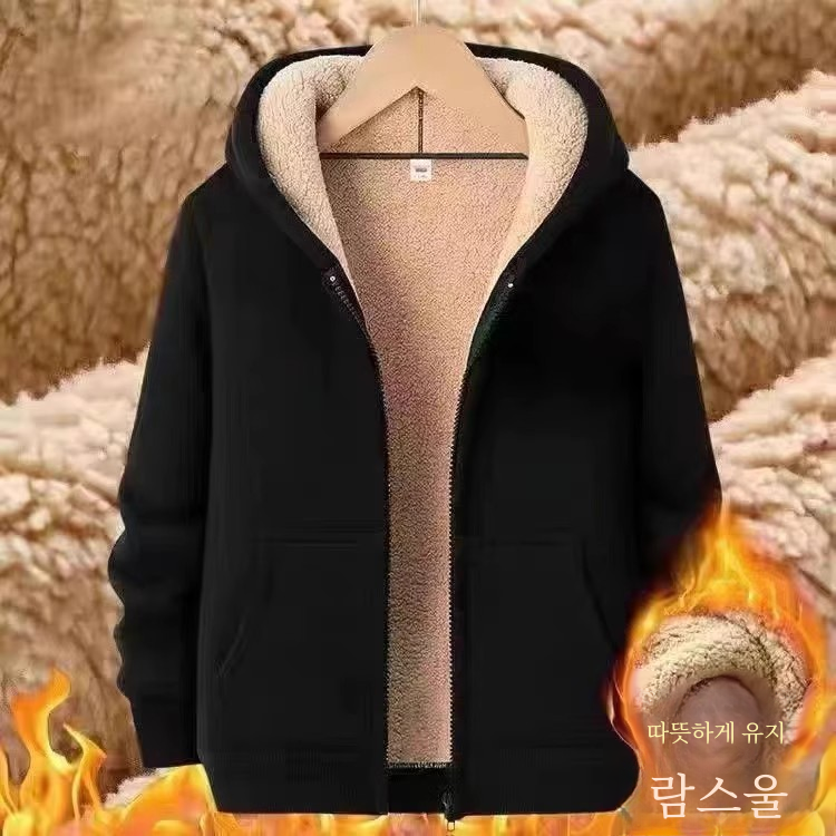 미국식 레트로 후드티 청춘 유행 가을 겨울 두꺼운 양모 남성용 미끄럼 방지 미국식 후드티 스웨트셔츠 후드티
