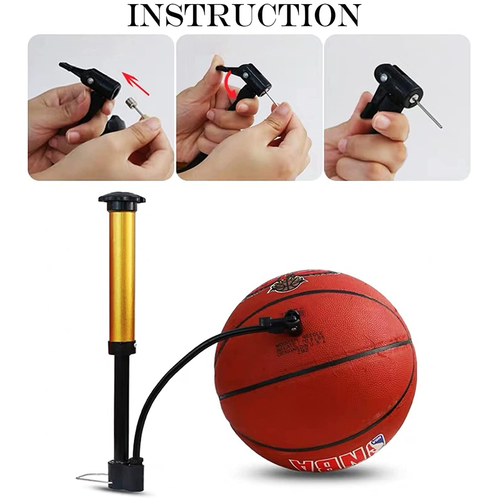 Tire Valve Adapter Ball Pump Needle Balloon Nozzle Inflation Kit for Xiaomi Air Pump and Other Compatible Electric Inflator