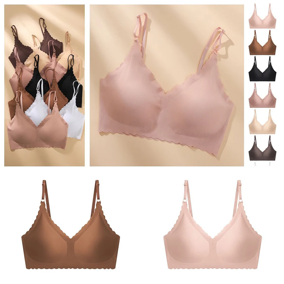 High Performance Seamless Ice Silk No Underwire Bras with Ultra Thin Material for Active Women Who Desire Comfortable and Style