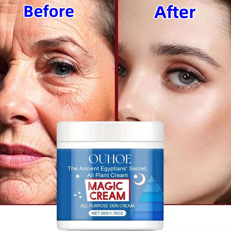 Magia Anti Rugas Creme Facial, Levantamento Instantâneo, Refirmante, Anti-Envelhecimento, Fade Linha Fina, Clareamento, Hidratante, Reparação, Embotamento, Cuidados com a pele
