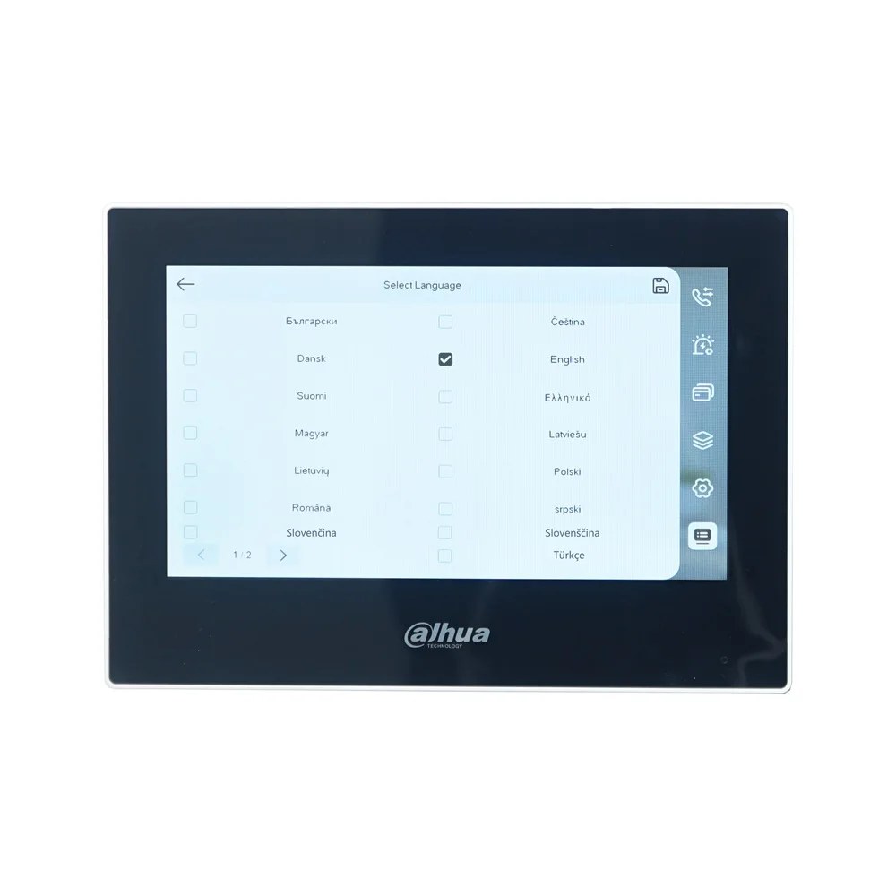 Dahua originele IP Video Intercom KIT, VTO2211G-WP & VTH2621GW-P/VTH2621G-P, ondersteuning telefoon app, RFID-kaart Ontgrendelen