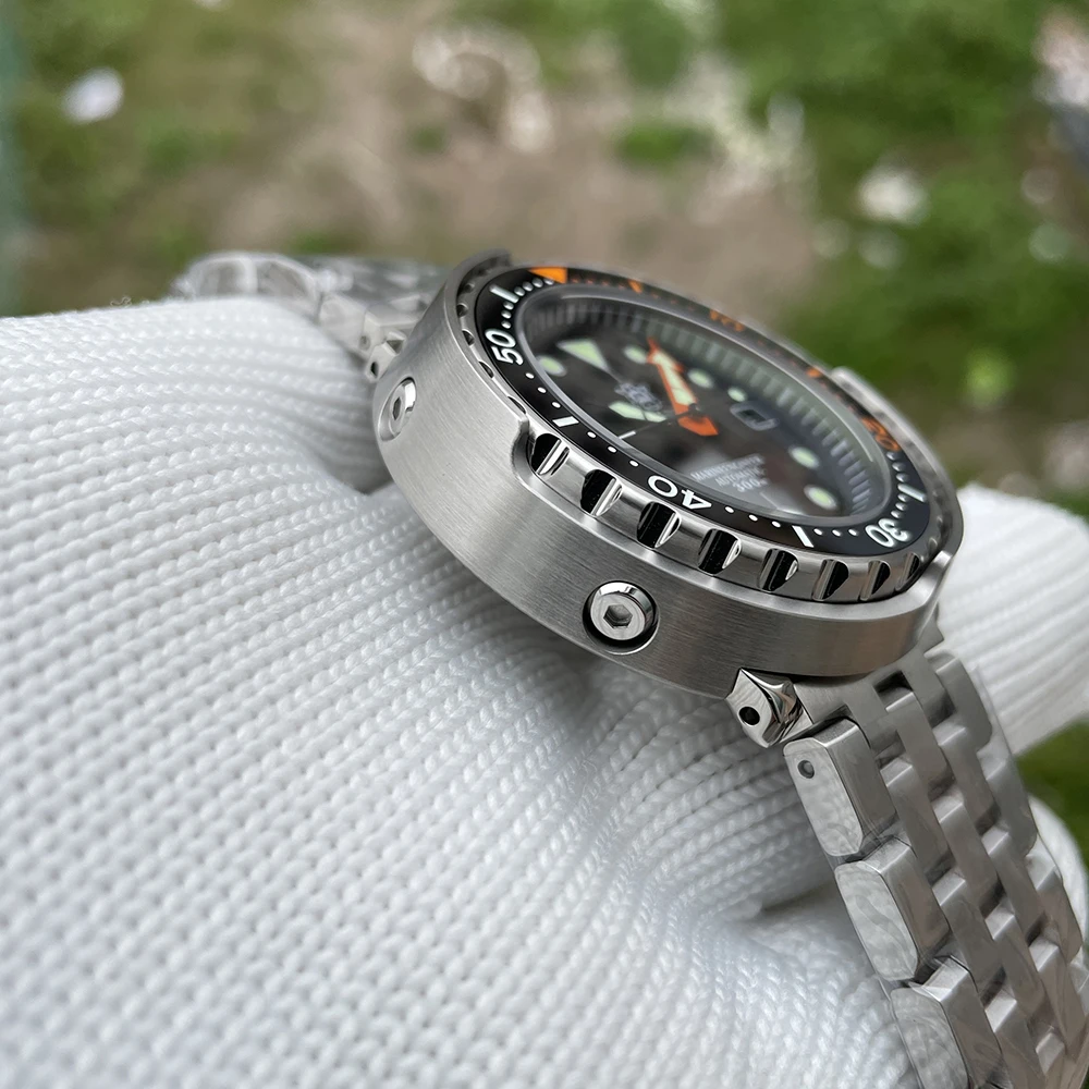 STEELDIVE-reloj clásico Tuna Can para hombre, pulsera con bisel de cerámica superluminoso, resistente al agua 300M, movimiento NH35, SD1975C, nuevo