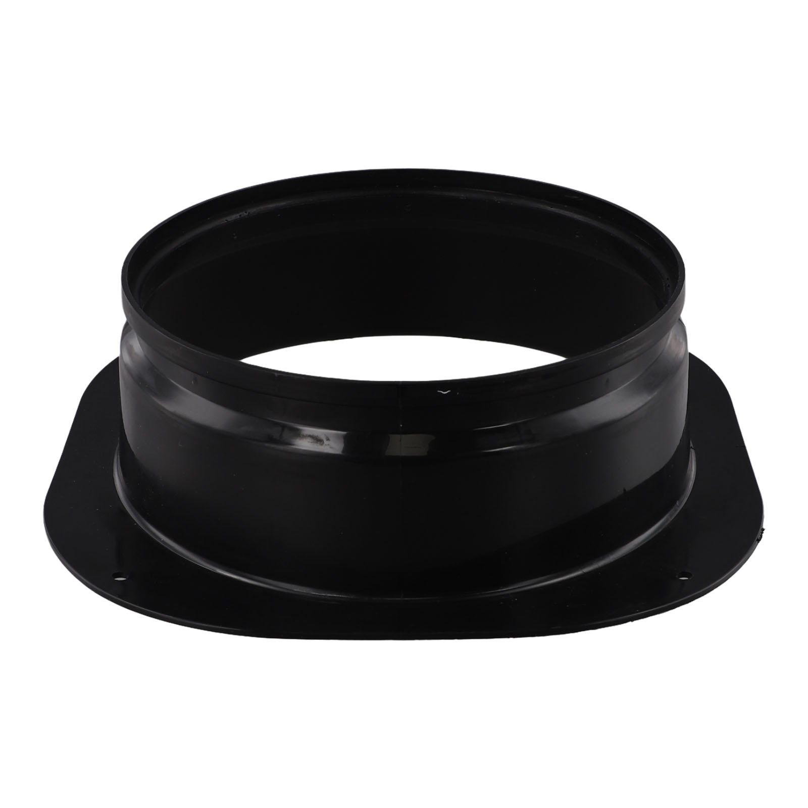 Vent Pipe Adapter Flange Connector Ventilation Pipe Air Ducting Connection Square To Round Flange Interface Exhaust Pipe Joint