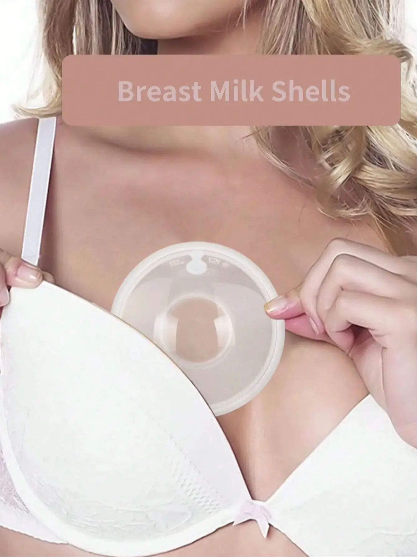 2 Stück Silikon-Muttermilchsammler mit Ständer und Skala – tragbare weiche Brustschale, 2 Unzen/60 ml wiederverwendbare Stillbecher, Muttermilch-Sparer