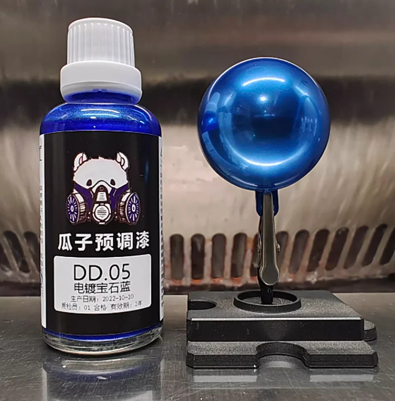Electroplated Color Bright Paint Pigment Spray Coating Airbrush Oiliness Model Coloring No need Dilute Hobby Toys DIY 50ML