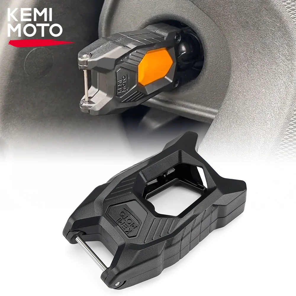 Kemimoto acessórios preto chave escudo titular caso na estrada para can-am ryker 600 900 esporte rally para can am outlander 1000 xmr brp