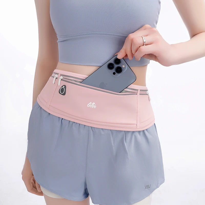 Wasserdichte Lauf-Hüfttasche, Low-Profile-Telefon-Fitness-Gürteltasche, Unisex-Outdoor-Sportausrüstung