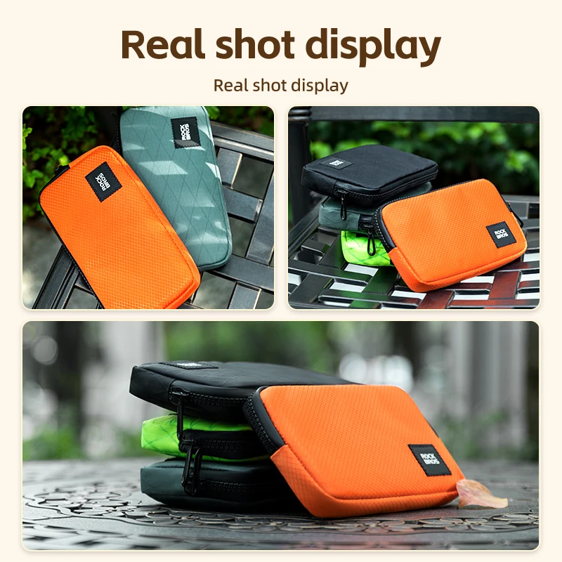 ROCKBROS Cycling Mobile Phone Bag Multi-functional Wallet Card Bag Lightweight Portable Bicycle Cycling Pocket Bag Commute Bag