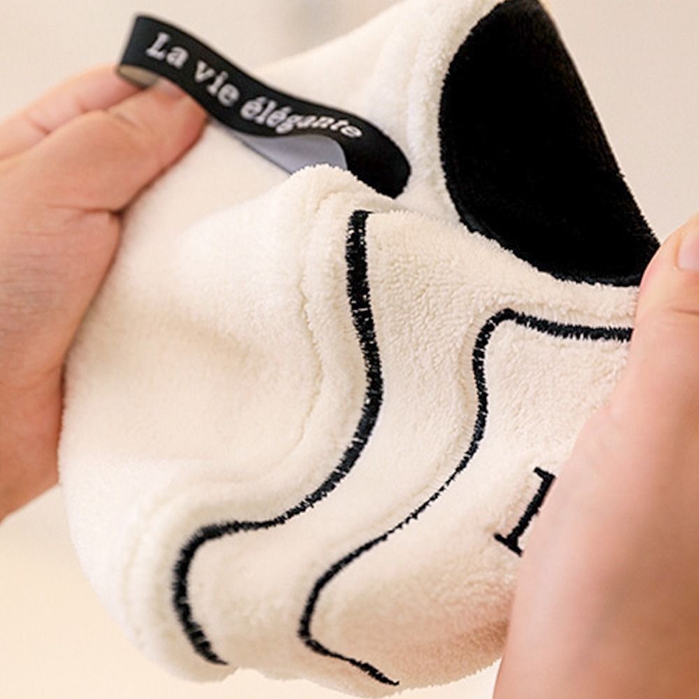 Hanging Hand Towel Double Layer Absorb Water Quick Drying Toilet Handkerchief Simple Household Children Fine Hand Towel
