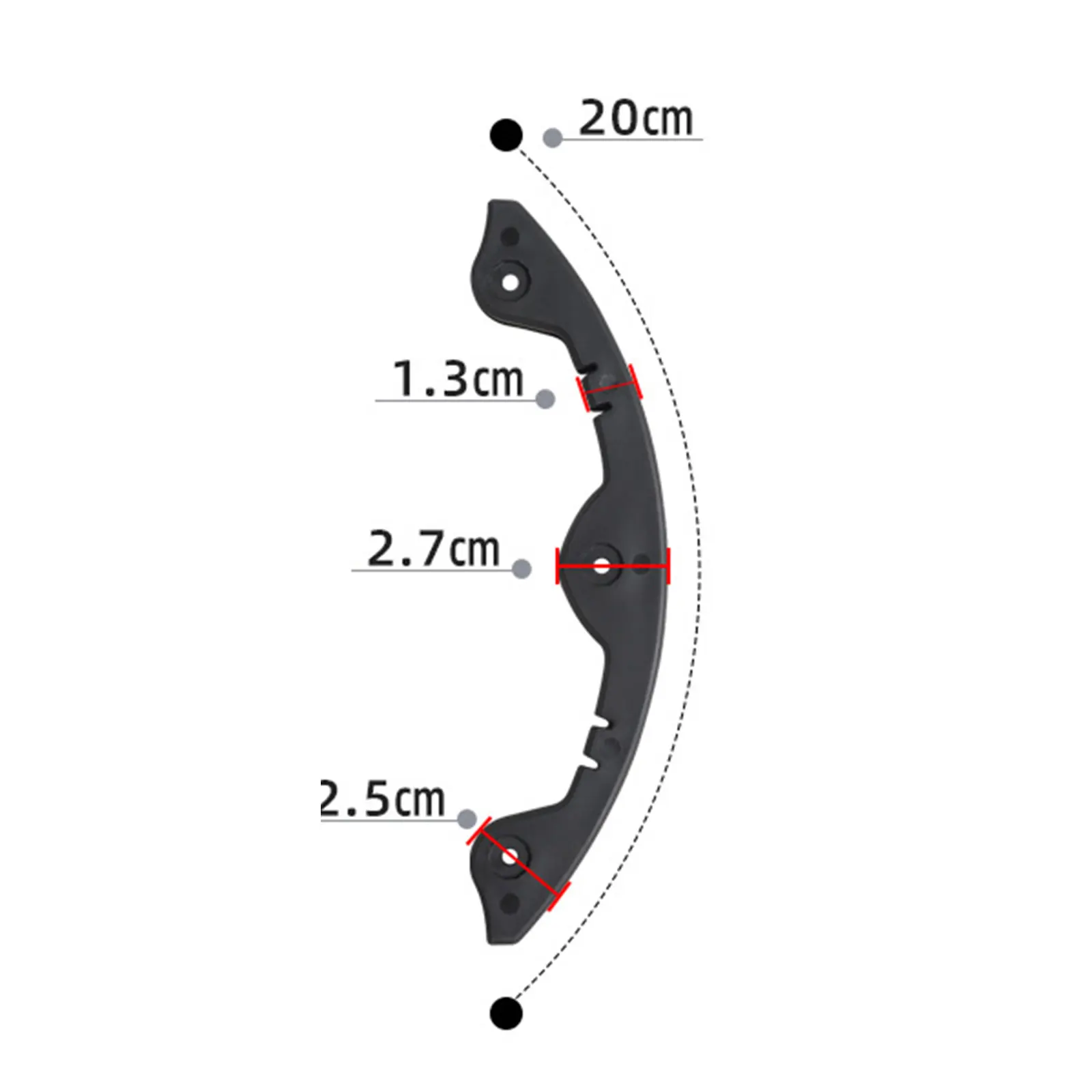 2Pcs Skateboard Deck Guard Protectors, Deck Edge Protection Cover, Board Nose Guard and End Guard for Standard Skateboard