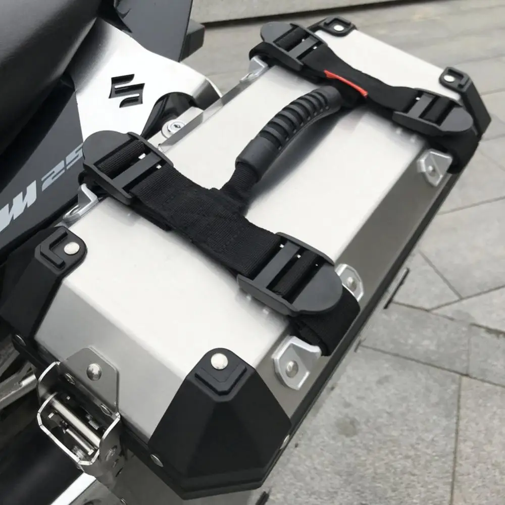 2019 nueva cuerda de mango de caja lateral de aleación de aluminio para correa de equipaje de motocicleta universal cuerda de mango