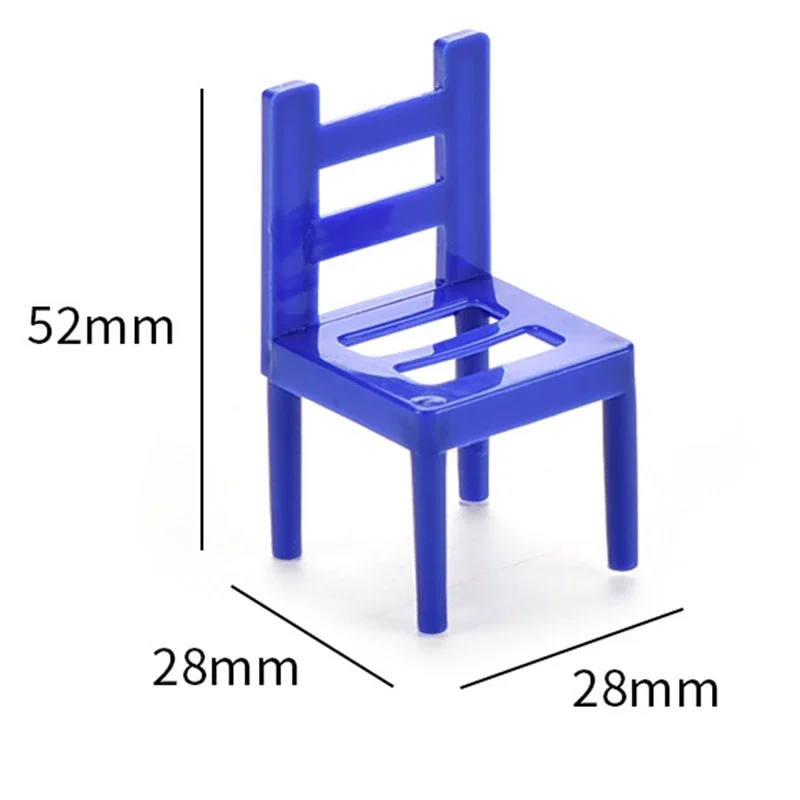 12pcs MINI เก้าอี้ BALANCE Blocks พลาสติกประกอบบล็อกซ้อนเก้าอี้เกมครอบครัว Balancing การฝึกอบรม