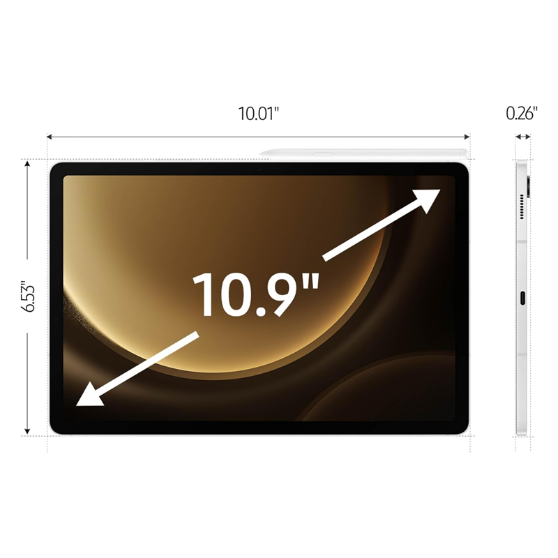 Original Samsung Galaxy Tab S9 FE X510 Exynos 1380 10,9'' Display Tablet WIFI 8000 mAh Batterie IP68 Wasserdichte Android mit S Stift