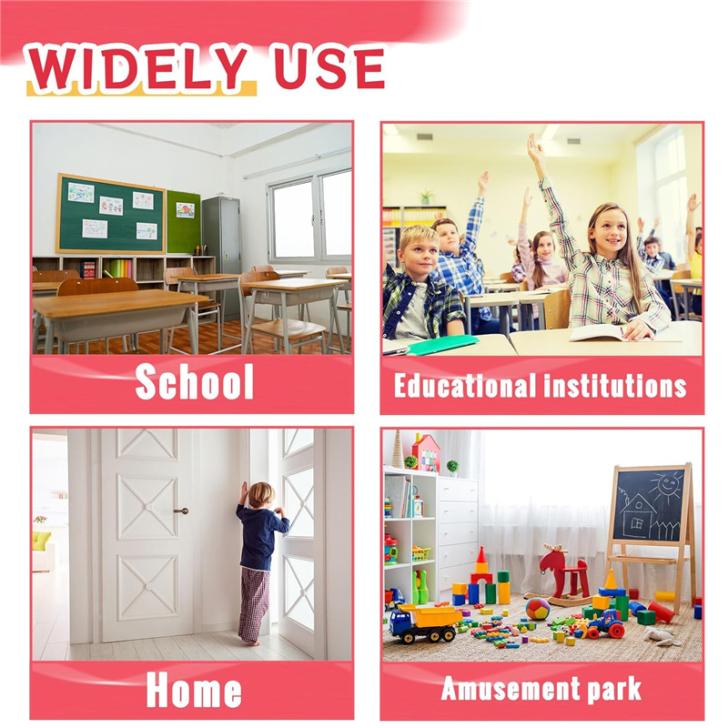 ล้างเด็กความปลอดภัยบานพับประตู Protector ฝาครอบ Finger Pinch Guard Baby Security สําหรับด้านหลังประตูในประเทศโรงเรียนอนุบาล