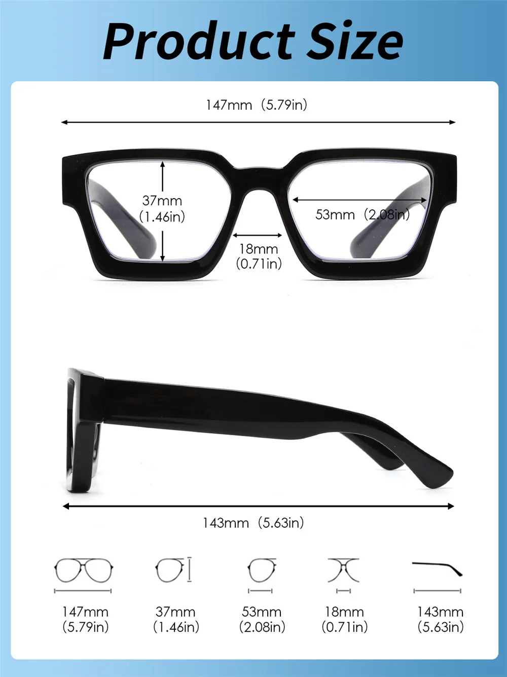 JM Square แว่นอ่านหนังสือ, Blue Light Blocking เครื่องอ่านคอมพิวเตอร์สําหรับผู้หญิงผู้ชายอ่านแว่นตา Presbyopic