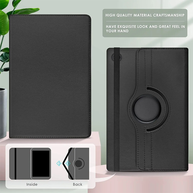360 หมุนสําหรับ Samsung Galaxy Tab S9 FE S8 S7 11 นิ้วแท็บเล็ต Galaxy Tab A9 A8 10.5X200 A7 Lite 8.7 s6 10.4 กรณี