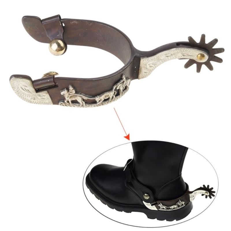 R6fe Horse Spur Замена мягкой стали Western Cowboy Spur Spuring