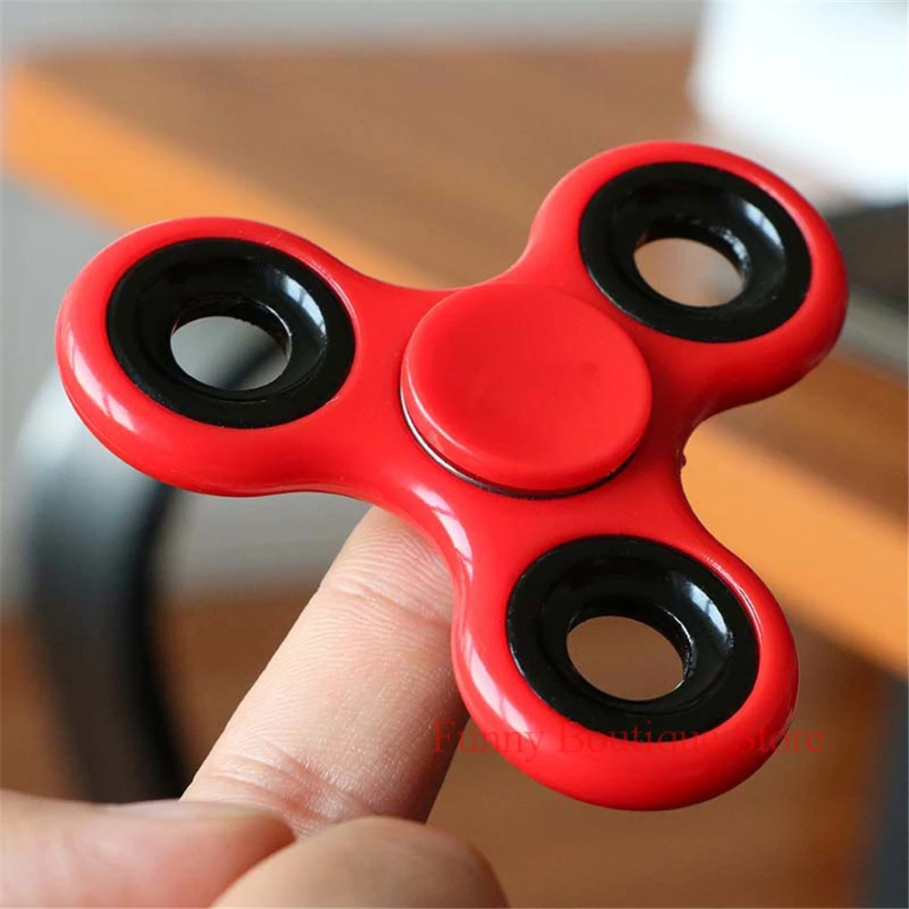 Đỏ Tay Spinner ABS Fidget Spinner Tự Kỷ ADHD Chống Căng Thẳng Sáng Tạo Trí-Con Quay Cao Cấp Người Lớn Trẻ Em Ngộ Nghĩnh đồ Chơi Quà Tặng
