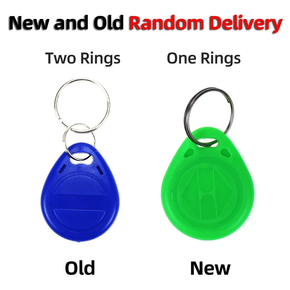 5YOA 10pcs Clone EM4305 T5577 Proximity Duplicator Copy 125khz RFID Tag llaveros llavero Porta Chave Card Key Fob Token Ring