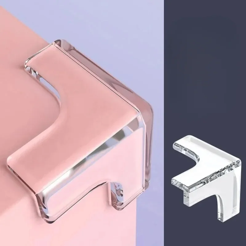 Protectores de esquina de muebles para mesa de centro anticolisión, revestimiento de esquina suave para niños, decoración para sala de estar, 4-10 Uds.
