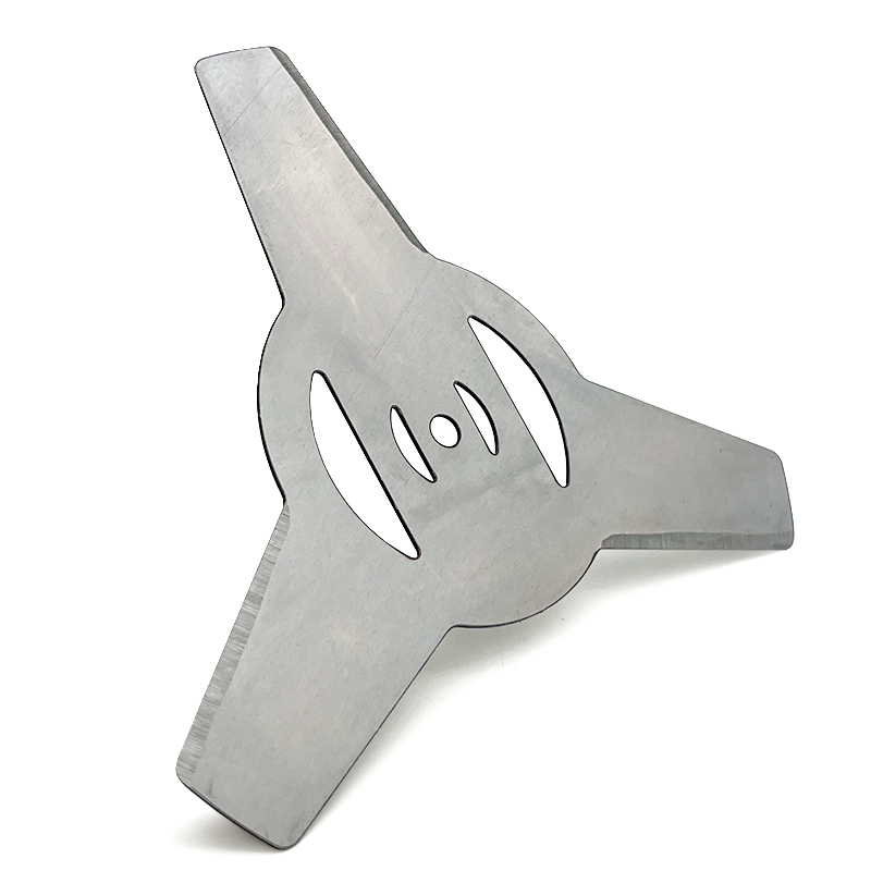 Garden Power Tool Accessories 4Pieces 5mm Metallic Blade 3Teeth for Electrical Grass Trimmer Brush Cutter