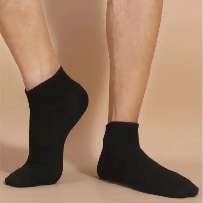 10 pares de calcetines náuticos informales unisex |   Fino, transpirable y cómodo |   Antiolor, absorbente del sudor |   Calcetines tobilleros de corte bajo para hombres y mujeres