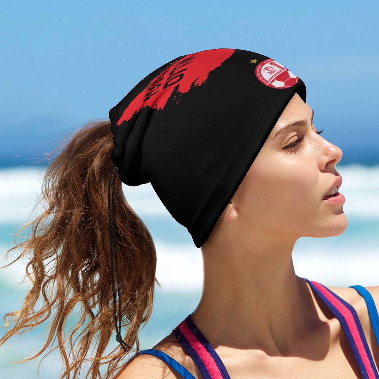 Hapoel Beer Sheva Face Mask Seamless Turban Headwear Neck Warm Outdoor Multifunctional