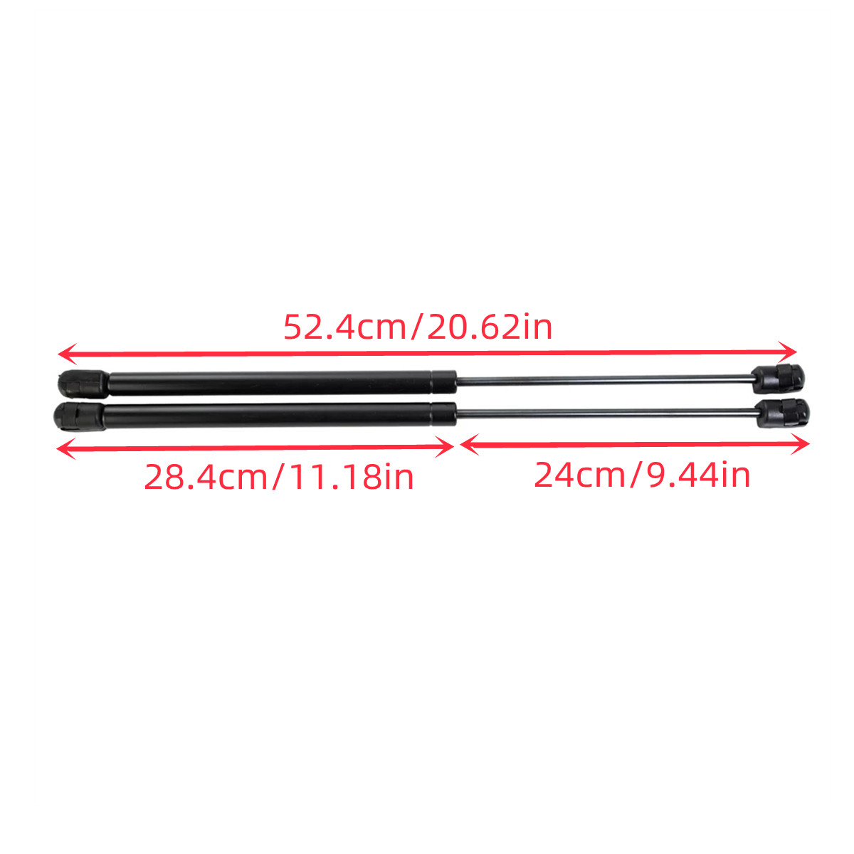 2Pcs Car Rear Trunk Tailgate Gas Struts Lift Support Rod Bars 904501HB9A for Nissan Micra March K13 2010-2017