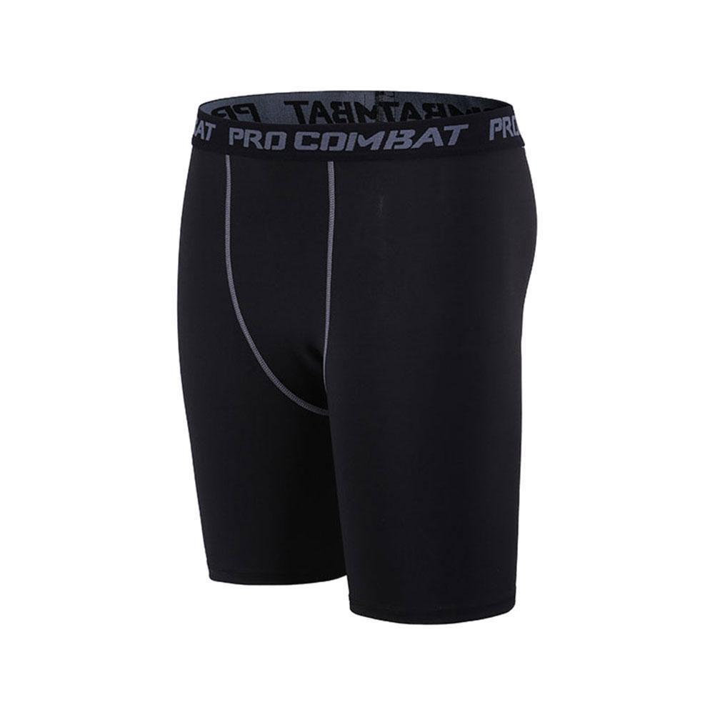 Heren Leggings Compressie Broek Sport Leggings Basketbal Kwart Shorts Sneldrogende Hardlooptraining Stretch Fitness Broek