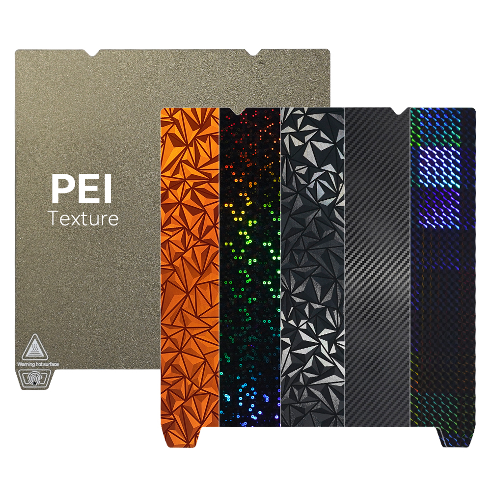 สําหรับ Ender 3 V3 SE สร้างแผ่นพื้นผิว Pei ฤดูใบไม้ผลิเหล็ก 235x235 มม.Smooth PEY PET PEO แผ่นสําหรับ Creality K1/ Ender3 V3-KE/S1 Pro