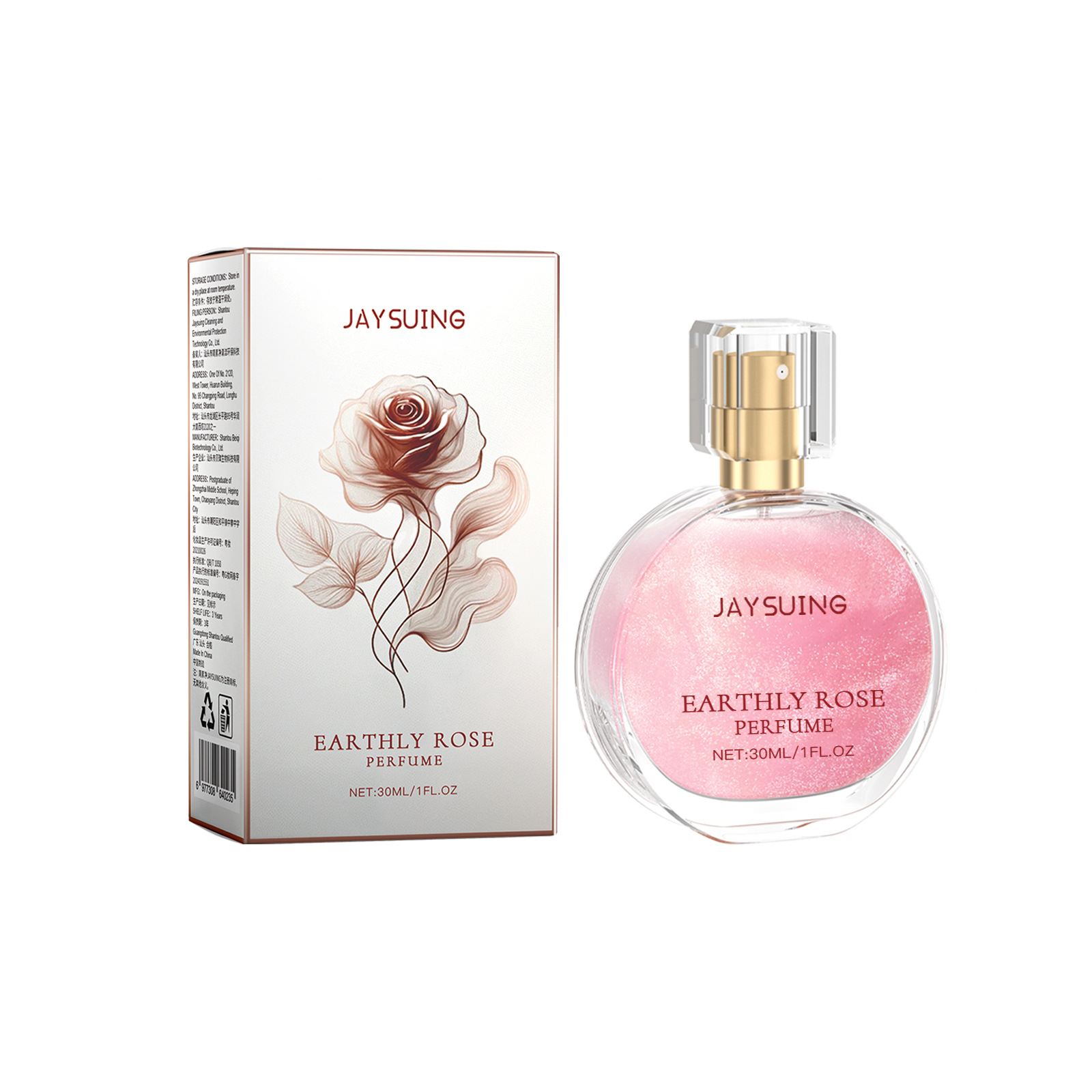 Parfüm Damen Langanhaltender Enchanter Rose Blumenduft Körpersprays Befeuchten Frischer Duft Haut Deodorant Pheromonparfums