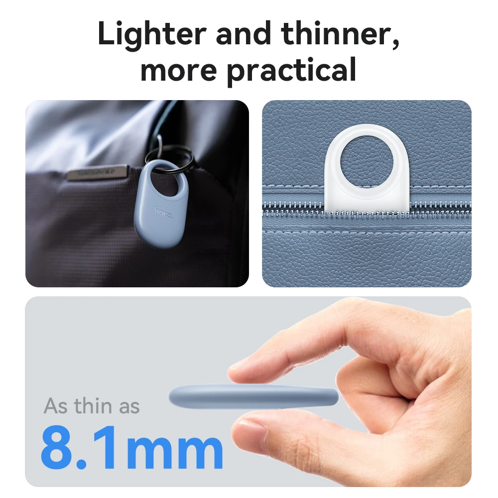 HOCO Fashion Smart Wireless Anti-Lost Position Device GPS Tracker Suppprt For Apple Find My For Wallet Key Pet Alarm Finder Tag