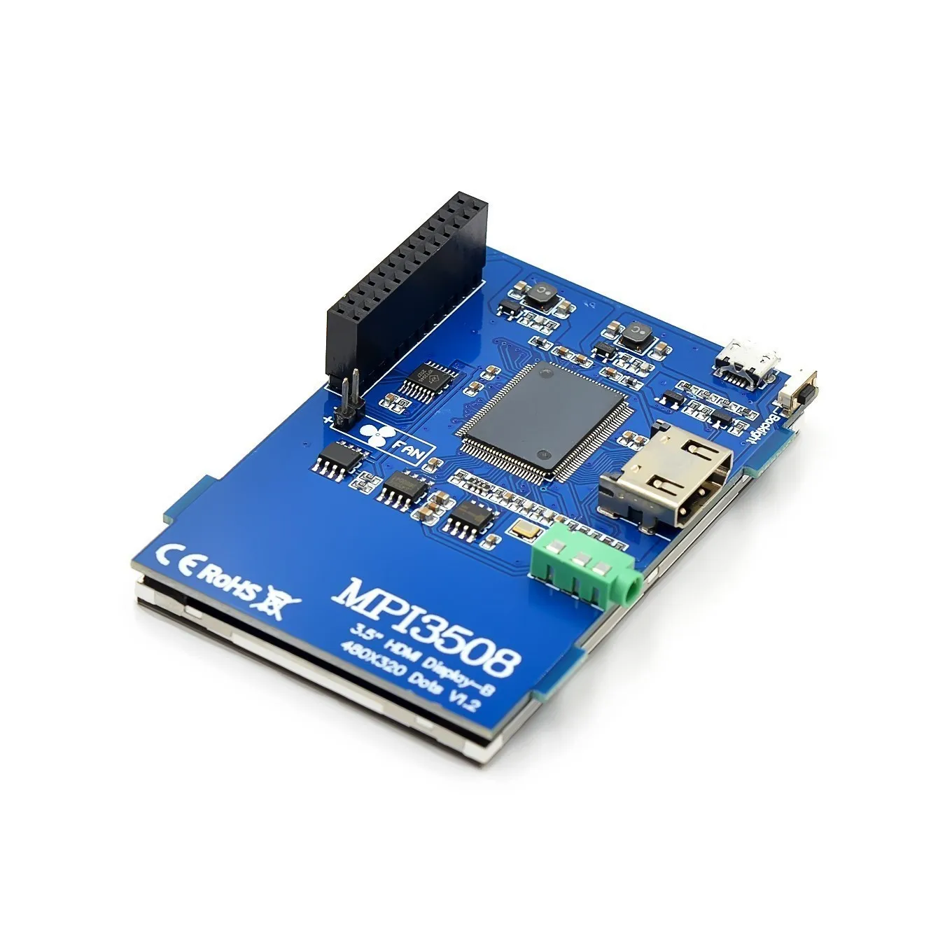 Màn Hình LCD 3.5 Inch USB USB Màn Hình Cảm Ứng Real HD 1920X1080 Màn Hình LCD Hiển Thị Py Cho Raspberri 3 Model B/Cam Pi (Chơi Trò Chơi Video)MPI3508